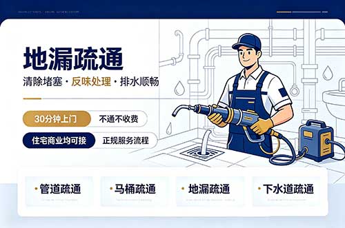 邛崃地漏疏通